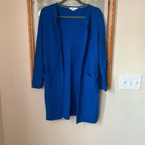 Boden 100% cotton long sweater with pockets small